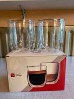 Dubbelwandige koffieglazen, Ophalen of Verzenden, Nieuw, Glas