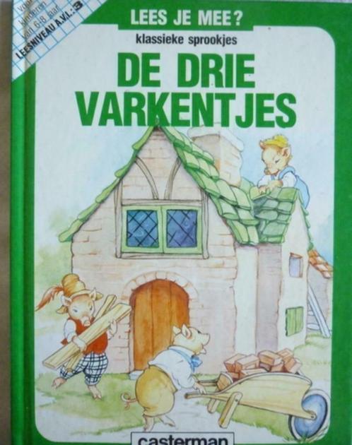 De drie varkentjes - Klassieke sprookjes Lees je mee?, Boeken, Sprookjes en Fabels, Zo goed als nieuw, Ophalen of Verzenden