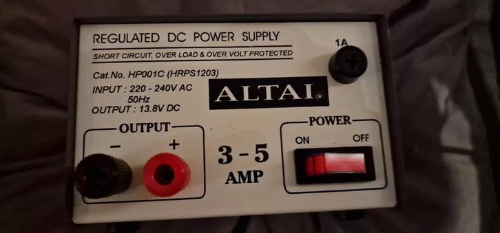 DC voeding, Hobby en Vrije tijd, Elektronica-componenten, Gebruikt, Ophalen