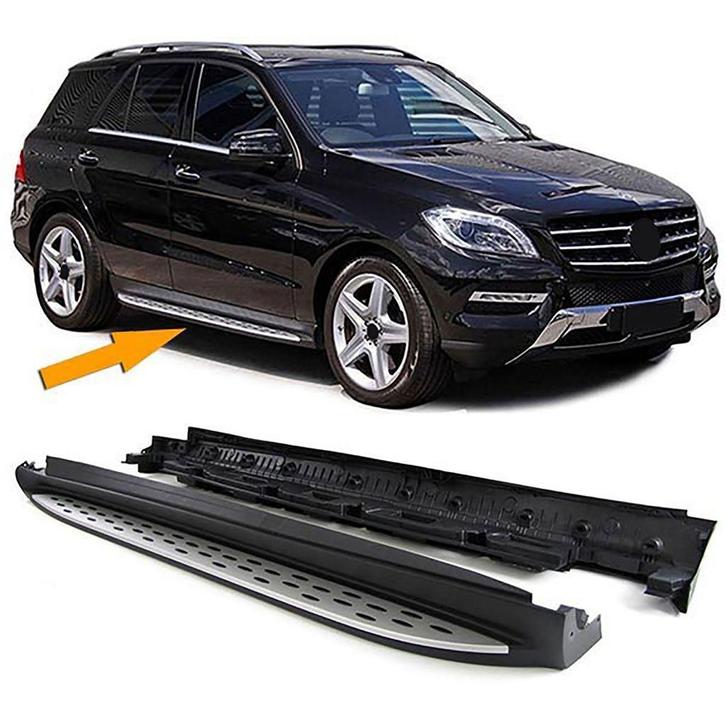 Treeplanken Sidesteps Running Boards Voor Mercedes ML W166, Auto diversen, Tuning en Styling, Verzenden
