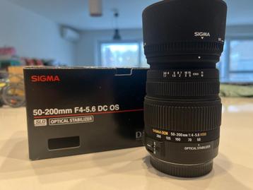 Sigma lens 50-200 voor Canon beschikbaar voor biedingen