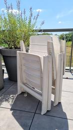 twee kunststof tuinstoelen, Tuin en Terras, Tuinstoelen, Ophalen, Gebruikt, Kunststof, Stapelbaar