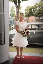 Prachtige korte bruidsjurk Ladybird, Kleding | Dames, Ophalen, Trouwjurk, Zo goed als nieuw, Wit