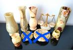 Minerale Groene Onyx Objecten , vazen , kopjes , asbakken, Verzamelen, Mineralen en Fossielen, Ophalen of Verzenden