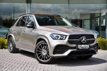 Mercedes-Benz GLE 350 de 4-Matic PHEV AMG /TREKHAAK/PANO/360, Auto's, Mercedes-Benz, Automaat, 4 cilinders, GLE, Beige