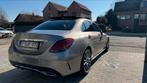 Mercedes c200d pack amg 75.000km automatique, Auto's, Automaat, Zwart, Zwart, Leder