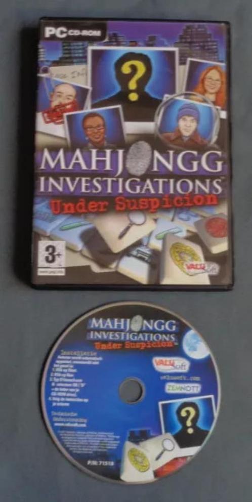 MAHJONG INVESTIGATIONS UNDER SUSPICION Windows XP VISTA PC g, Games en Spelcomputers, Games | Pc, Zo goed als nieuw, Verzenden
