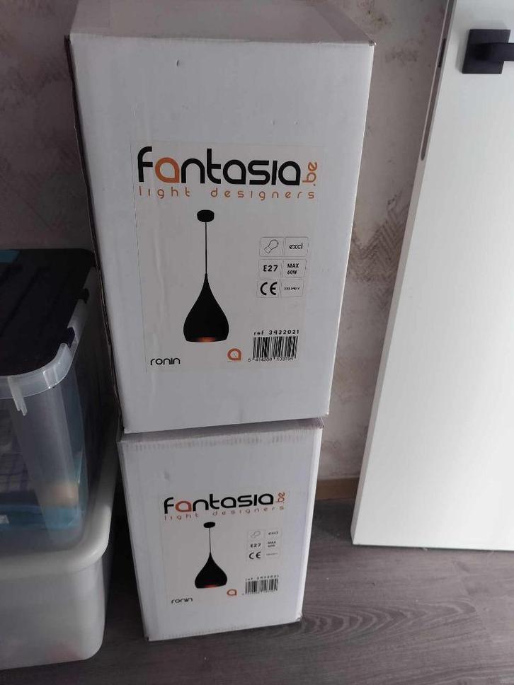 2 hanglampen Fantasia Ronin, Huis en Inrichting, Lampen | Hanglampen, Zo goed als nieuw, Ophalen of Verzenden