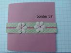 sierrand knutselen scrapbooking bloemen papier border 37, Ophalen of Verzenden, Nieuw