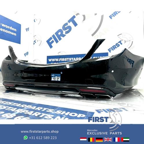 W222 S63 AMG ACHTERBUMPER 2013-2020 BUMPER S KLASSE COMPLEET, Auto-onderdelen, Carrosserie, Bumper, Mercedes-Benz, Achter, Gebruikt