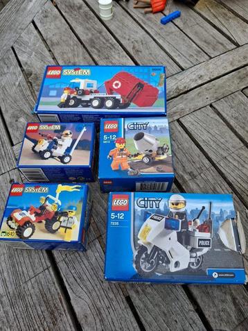 Lego sets CITY + SYSTEM + ZNAP beschikbaar voor biedingen