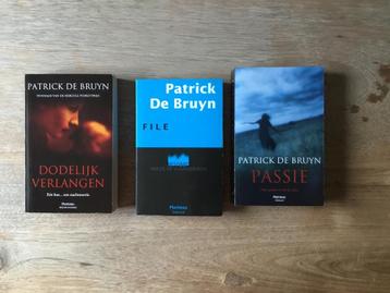 3 romans van Patrick De Bruyn beschikbaar voor biedingen