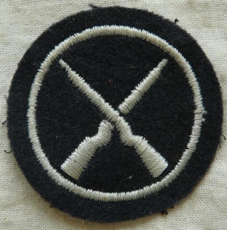 Brevetembleem Bodenverteidigung Bundeswehr Luftwaffe jaren60, Verzamelen, Militaria | Algemeen, Luchtmacht, Embleem of Badge, Ophalen of Verzenden