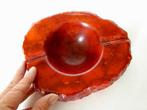 Vintage asbak in rood alabast, Antiek en Kunst, Ophalen of Verzenden