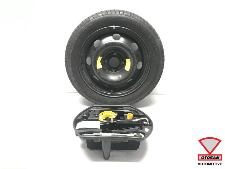 Peugeot 207 Reservewiel Thuiskomer + Krikset Compleet velg, Auto-onderdelen, Overige Auto-onderdelen, Peugeot, Gebruikt