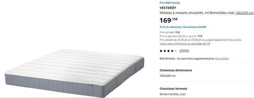 Boxspring - Matras en bedframe, Huis en Inrichting, Slaapkamer | Matrassen en Bedbodems, Zo goed als nieuw, Bedbodem, 140 cm, 200 cm