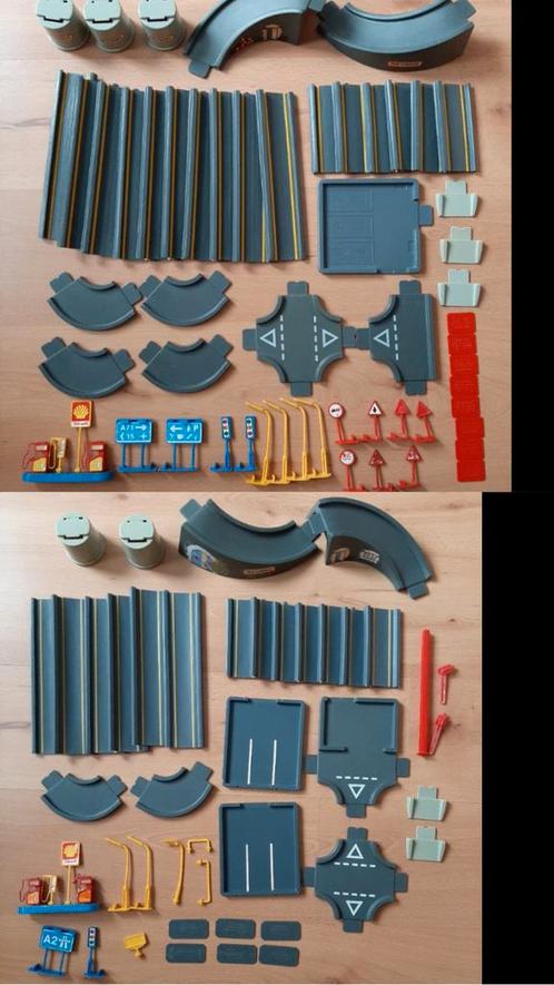 Matchbox Motorcity 300 dubbele set, Kinderen en Baby's, Speelgoed | Racebanen, Zo goed als nieuw, Racebaan, Ophalen of Verzenden