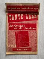 Boekje 1956 Tante Leen, Cd's en Dvd's, Vinyl | Nederlandstalig, Overige formaten, Levenslied of Smartlap, Gebruikt, Ophalen of Verzenden