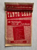 Boekje 1956 Tante Leen, Overige formaten, Levenslied of Smartlap, Gebruikt, Ophalen of Verzenden