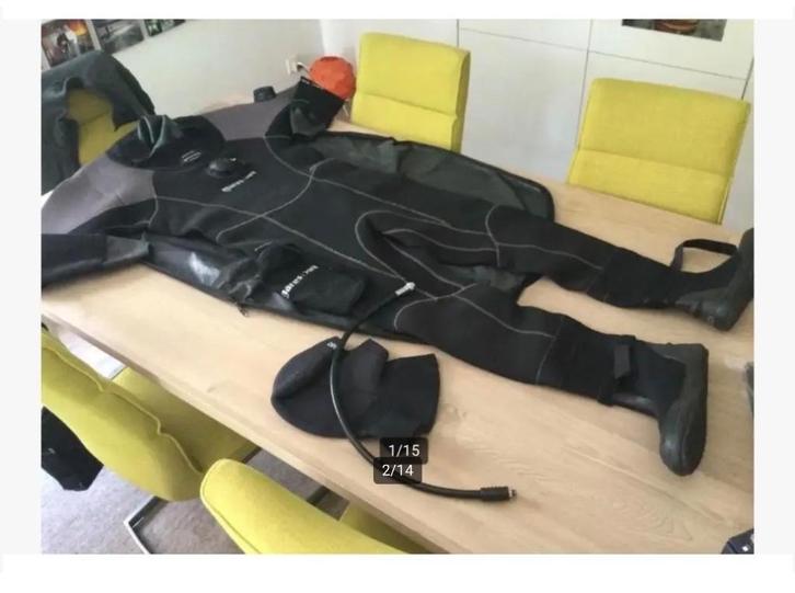 Mares XR3 Drysuit Men size L aan 295 € - Ecocheques, Watersport en Boten, Duiken, Gebruikt, Duikpak, Ophalen of Verzenden