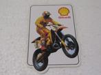 Shell-stickerset van 2 met motorfiets, Verzamelen, Verzenden, Zo goed als nieuw, Merk