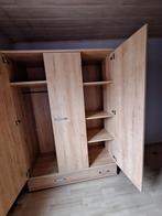 Chambre à coucher complète-7pièces-1pers brune, Ophalen, Zo goed als nieuw