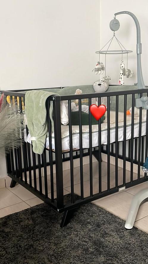 Babypark, Kinderen en Baby's, Babyparken, Zo goed als nieuw, Vierkant, In hoogte verstelbaar, Boxkleed, Ophalen
