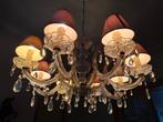 Plafond Kroonluchter luster, Ophalen, Gebruikt, Glas, Vintage, niet als huidige "vernieuwde" modellen