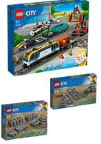 Goederen vrachtrein met extra wissels en sporen, Verzenden, Nieuw, Complete set, Lego
