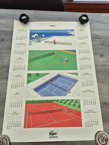 Calendrier 1992 de Lacoste beschikbaar voor biedingen