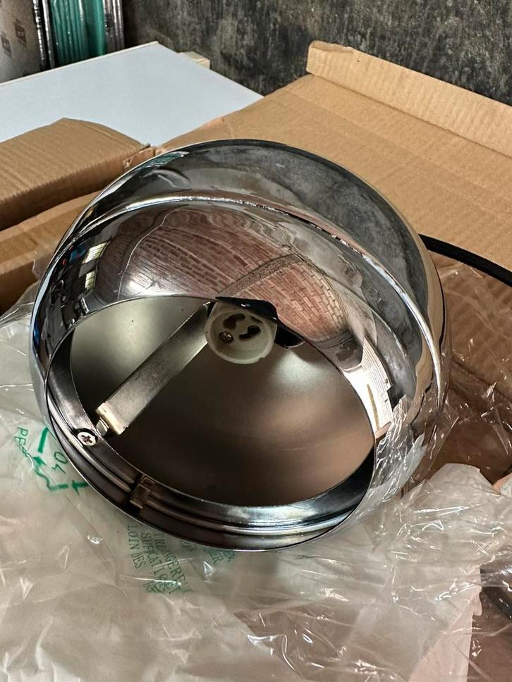 SLV ‘3x EYE’ chrome, Huis en Inrichting, Lampen | Hanglampen, Nieuw, Metaal, Ophalen of Verzenden