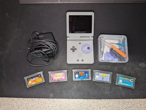 Gameboy Advance SP Refurbished with IPS Screen, Consoles de jeu & Jeux vidéo, Consoles de jeu | Nintendo Game Boy, Neuf, Game Boy Advance SP