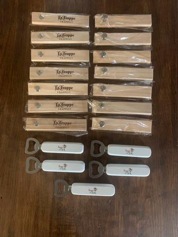 Flesopener, aftrekker, trappist LaTrappe, Brugse zot, Verzamelen, Biermerken, Ophalen, Nieuw, Flesopener, La Trappe
