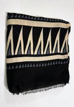 Samoon zwarte foulard met geometrische print, Kleding | Dames, Samoon, Ophalen of Verzenden, Gedragen, Sjaal