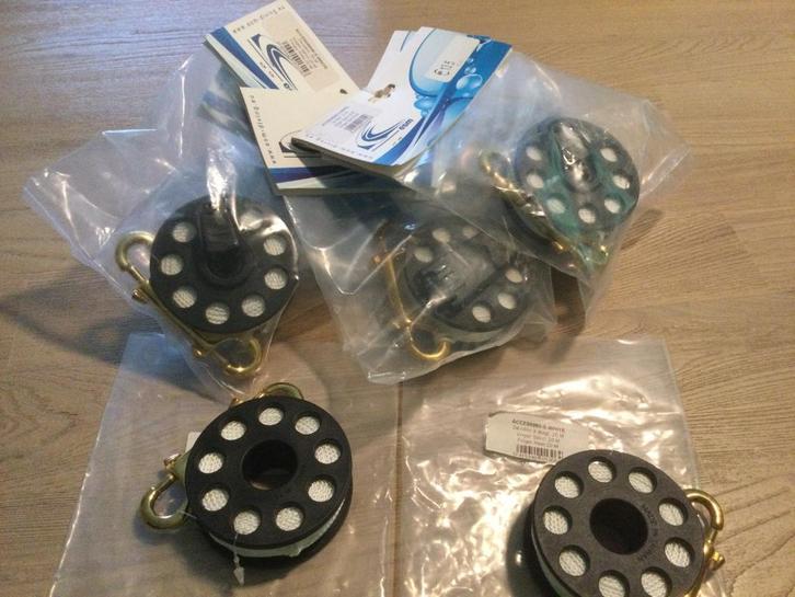 Vinger reel 20m met butterfly musketon nieuw aan 12€ - Ecoch, Watersport en Boten, Duiken, Nieuw, Overige typen, Ophalen of Verzenden
