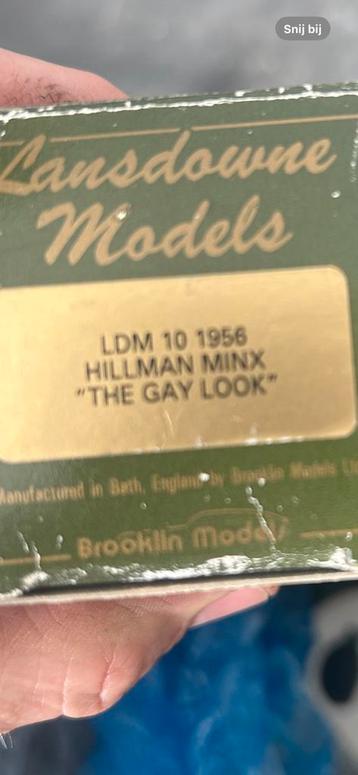 brooklyn models Lansdowne LDM10 Hillman Minx nieuw beschikbaar voor biedingen