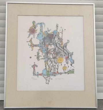 lithographie signe olle ohlsson beschikbaar voor biedingen