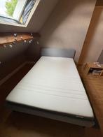 Bed 1.40 x 2 m, Huis en Inrichting, Slaapkamer | Bedden, Ophalen, 140 cm, Zo goed als nieuw, Twijfelaar