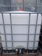palletcontainer heeft water ingezeten ideaal voor wateropsla, Weidegang