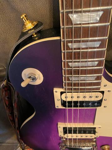 Epiphone les paul classic worn purple beschikbaar voor biedingen