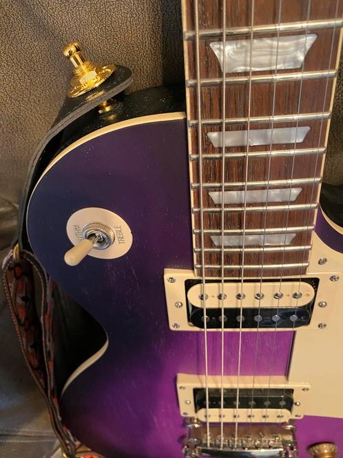 Epiphone les paul classic worn purple, Muziek en Instrumenten, Snaarinstrumenten | Gitaren | Elektrisch, Zo goed als nieuw, Epiphone