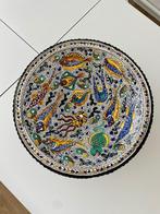 Vintage keramische handgeschilderde vis schaal, Enlèvement