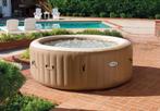 Opblaasbare jacuzzi INTEX 4 pers., Tuin en Terras, Bubbelbaden en Hottubs, Ophalen, Zo goed als nieuw, Grondzeil, Opblaasbaar