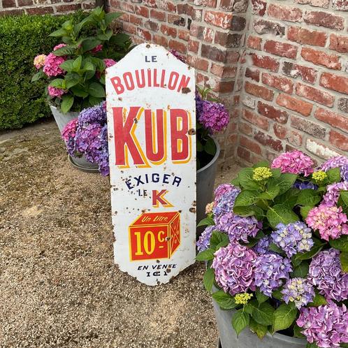 KUB BOUILLLON EMAILLEBORD, Collections, Marques & Objets publicitaires, Utilisé, Panneau publicitaire, Enlèvement ou Envoi