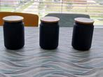 3 opberg potten beschrijfbaar met krijt, Ophalen, Nieuw