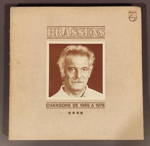 Doos 3x LP Georges Brassens - Songs From 1966 To 1976, Cd's en Dvd's, Vinyl | Overige Vinyl, Gebruikt, 12 inch, Ophalen of Verzenden