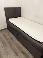 Lit boxsrping, 90 cm, Gris, Une personne, Enlèvement