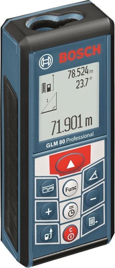 Bosch Professional GLM 80 laserafstandsmeter met draagtas., Doe-het-zelf en Bouw, Overige Doe-Het-Zelf en Bouw, Gebruikt, Ophalen
