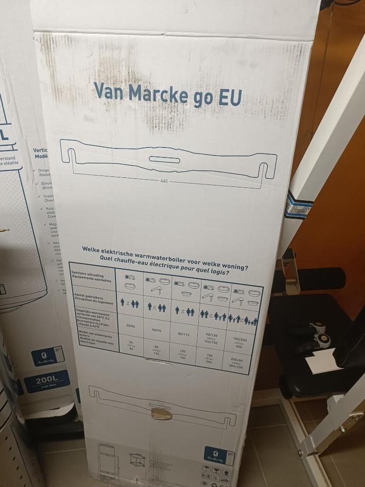 Sanitair Water Boiler Boiler Vanmarcke Go 200L, Bricolage & Construction, Chauffe-eau & Boilers, Boiler, Enlèvement