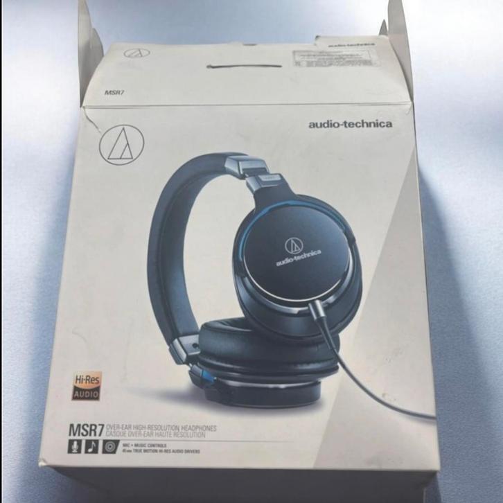 Audio-Technica ATH-MSR7 koptelefoon, Computers en Software, Headsets, Zo goed als nieuw, Over-ear, Bedraad, Gaming headset, Ophalen of Verzenden